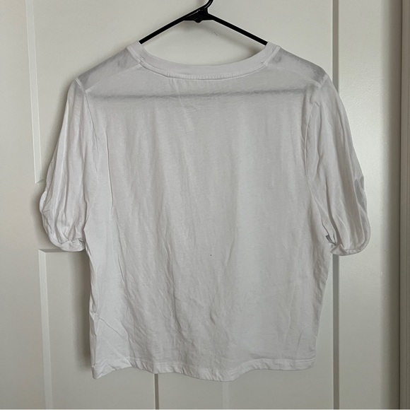 Fabletics twist front top white size large - Picture 3 of 3